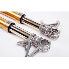 Motocorse Custom Ohlins R&T Forks with SBK Lowers and Billet Triple Clamps and Clip-ons for MV Agusta F3 675 / 800 Motocorse Custom Ohlins R&T Forks with SBK Lowers and Billet Triple Clamps and Clip-ons for MV Agusta F3 675 / 800